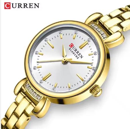 Curren 9098 Women's Luxury Gold Watch