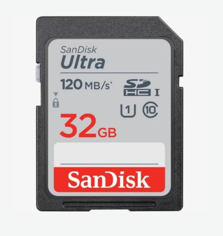 Carte mémoire SanDisk Ultra SDHC/SDXC UHS-I C10, 32 Go