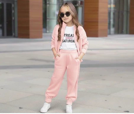 بدلة أنيقة  ثلات قطع لبنات -جوج بثمن وحدة 199دم فقط