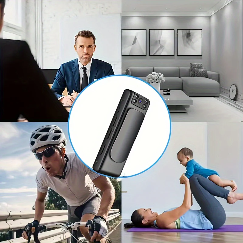 Mini Cámara Deportiva 1080p VisionPro — Compacta, Portátil y con Visión Nocturna 📸🌙