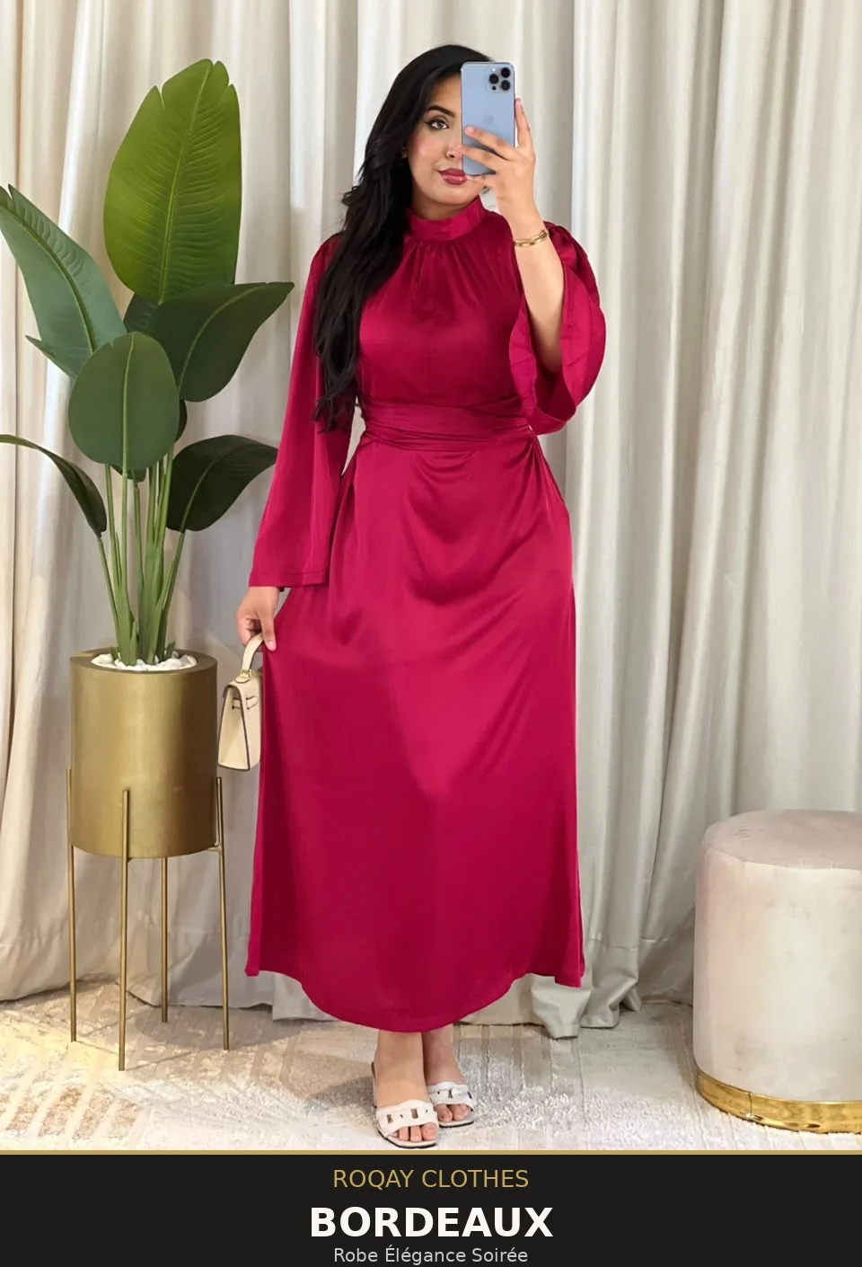 Robe Satinée Élégance Soirée – Roqay Clothes