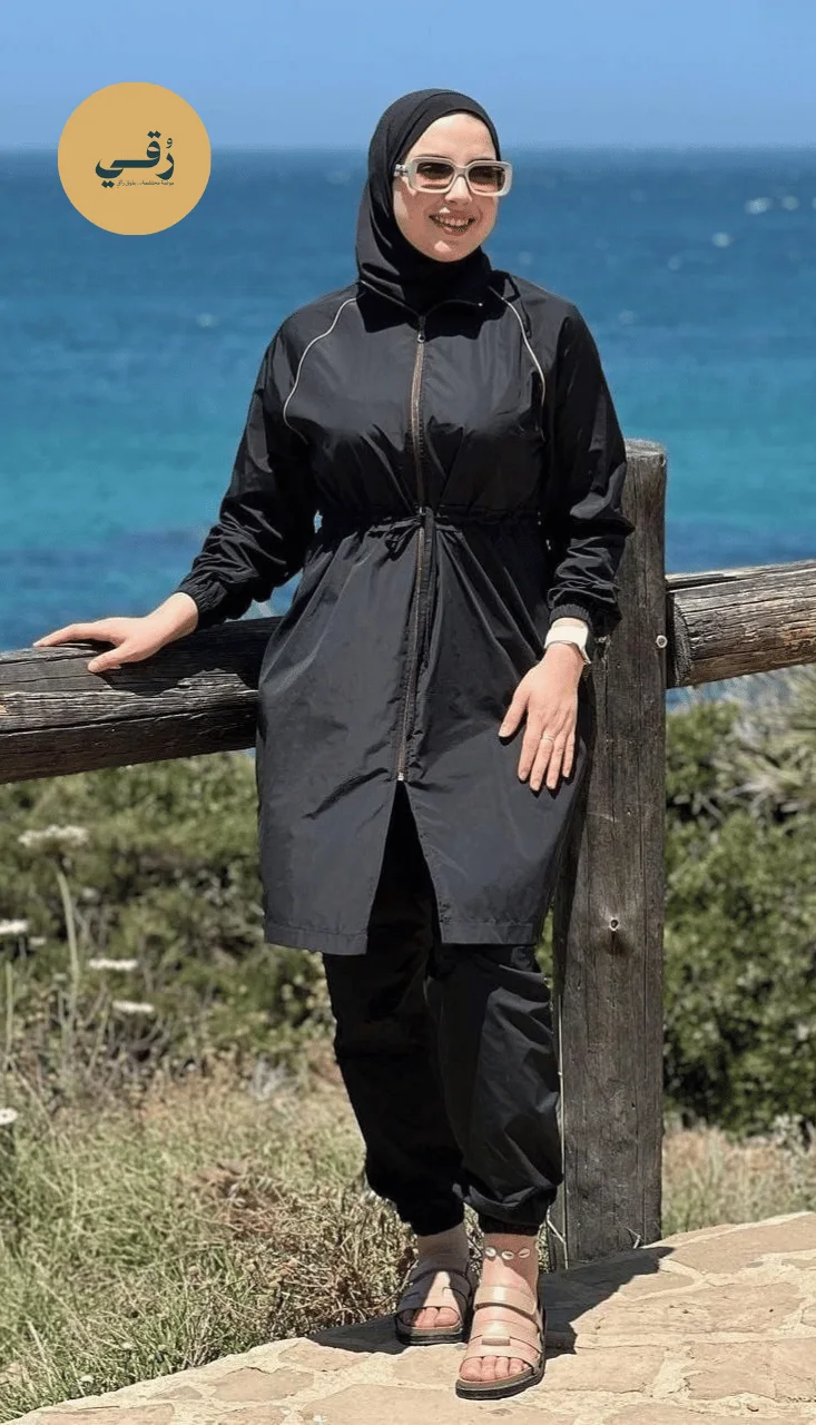 Burkini Mastour Imperméable 3 Pièces Zippé — Roqay Clothes