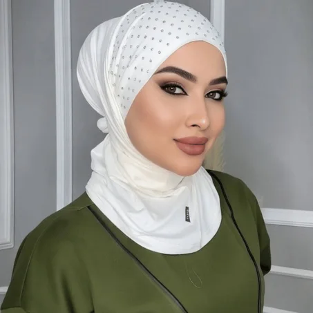 توربان حجاب مرصع بالكريستال