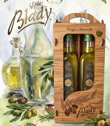 Coffret Elégance Blady – Duo d'Huile d'Olive Extra Vierge (2 x 500 ml) – Campagne 2026
