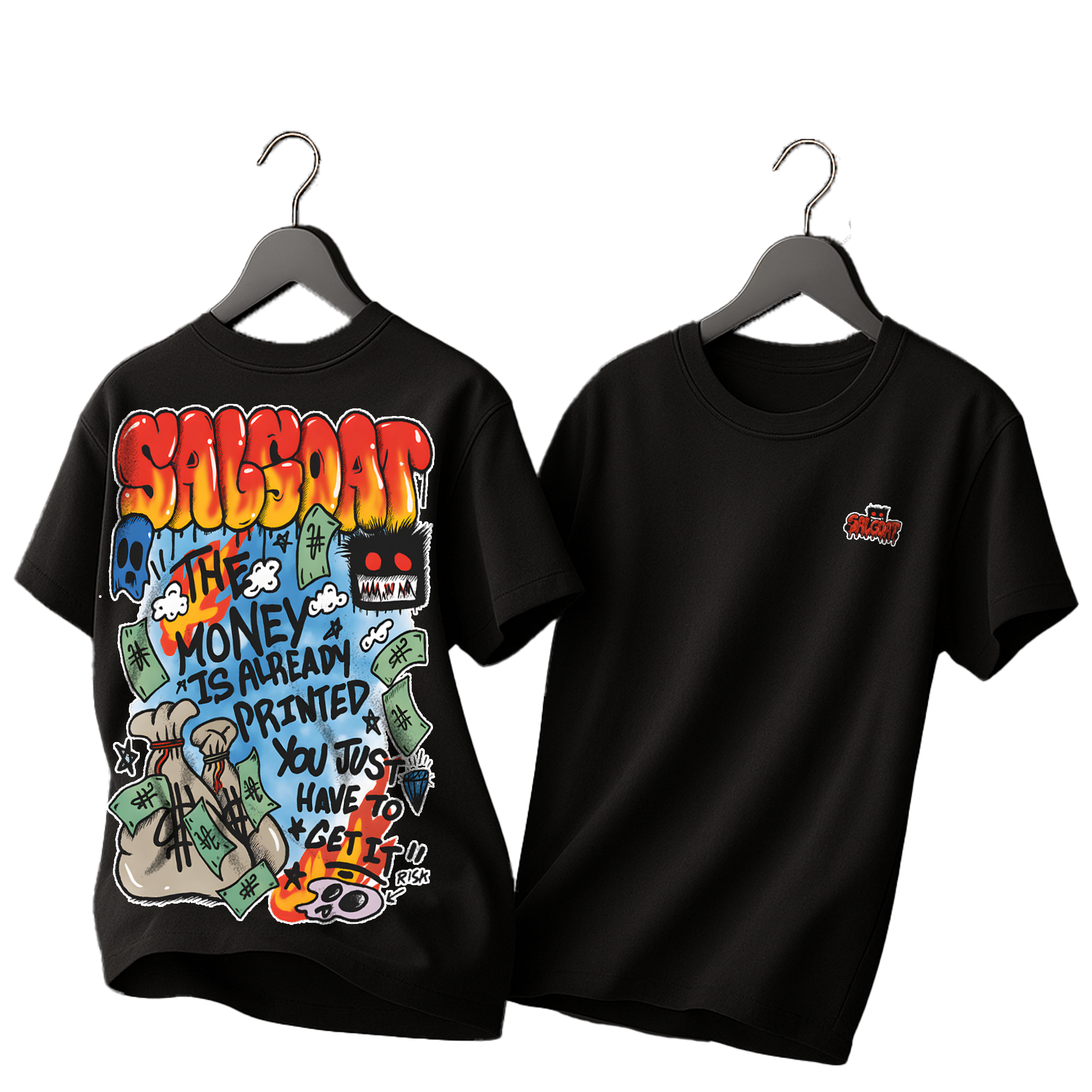 salgoat t-shirt portée par elgrandetoto