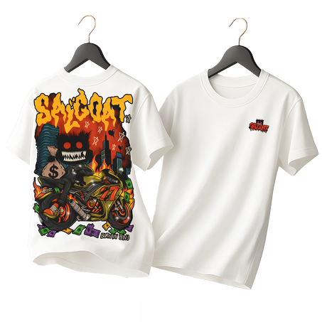 salgoat t-shirt portée par elgrande toto