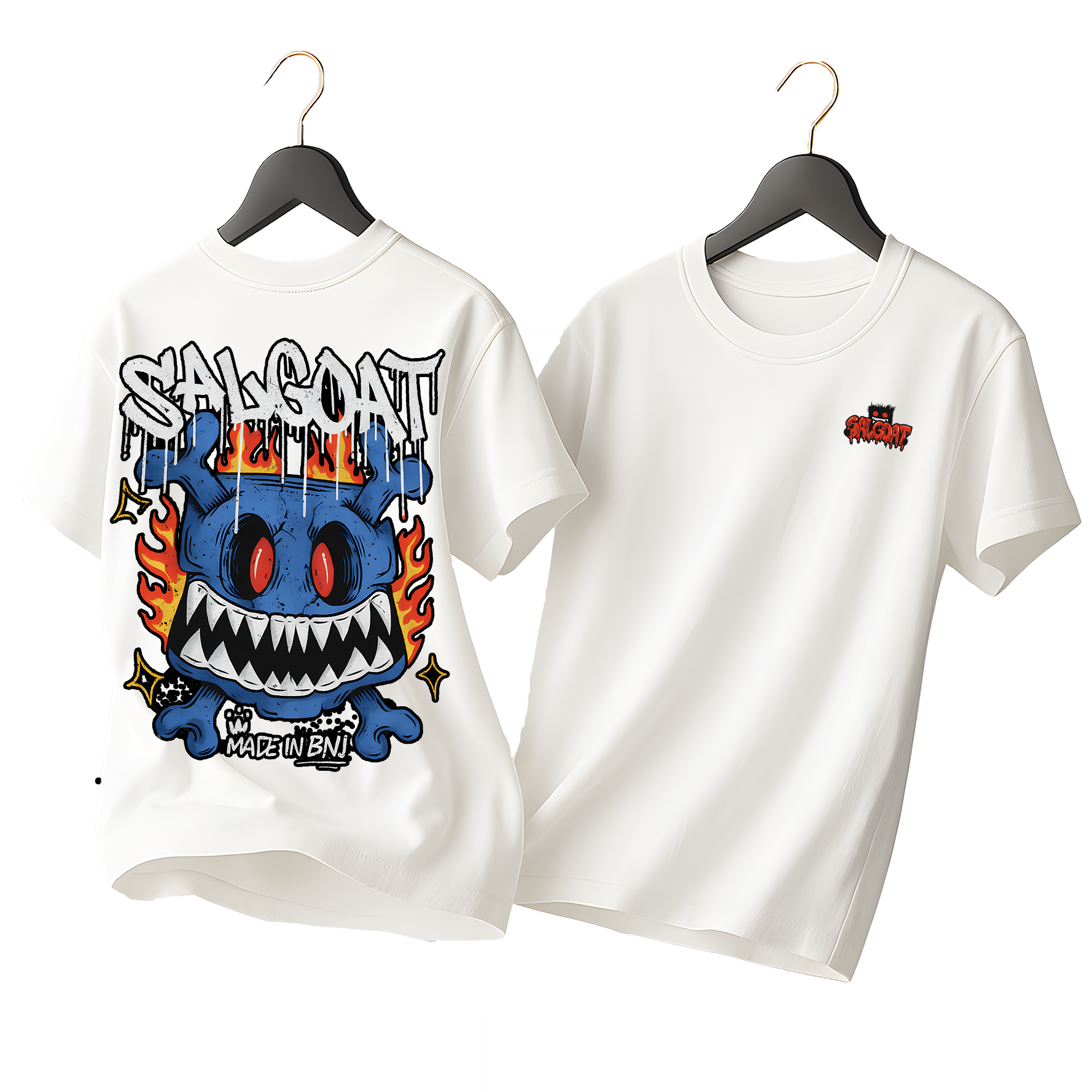 salgoat t-shirt portée par elgrande toto