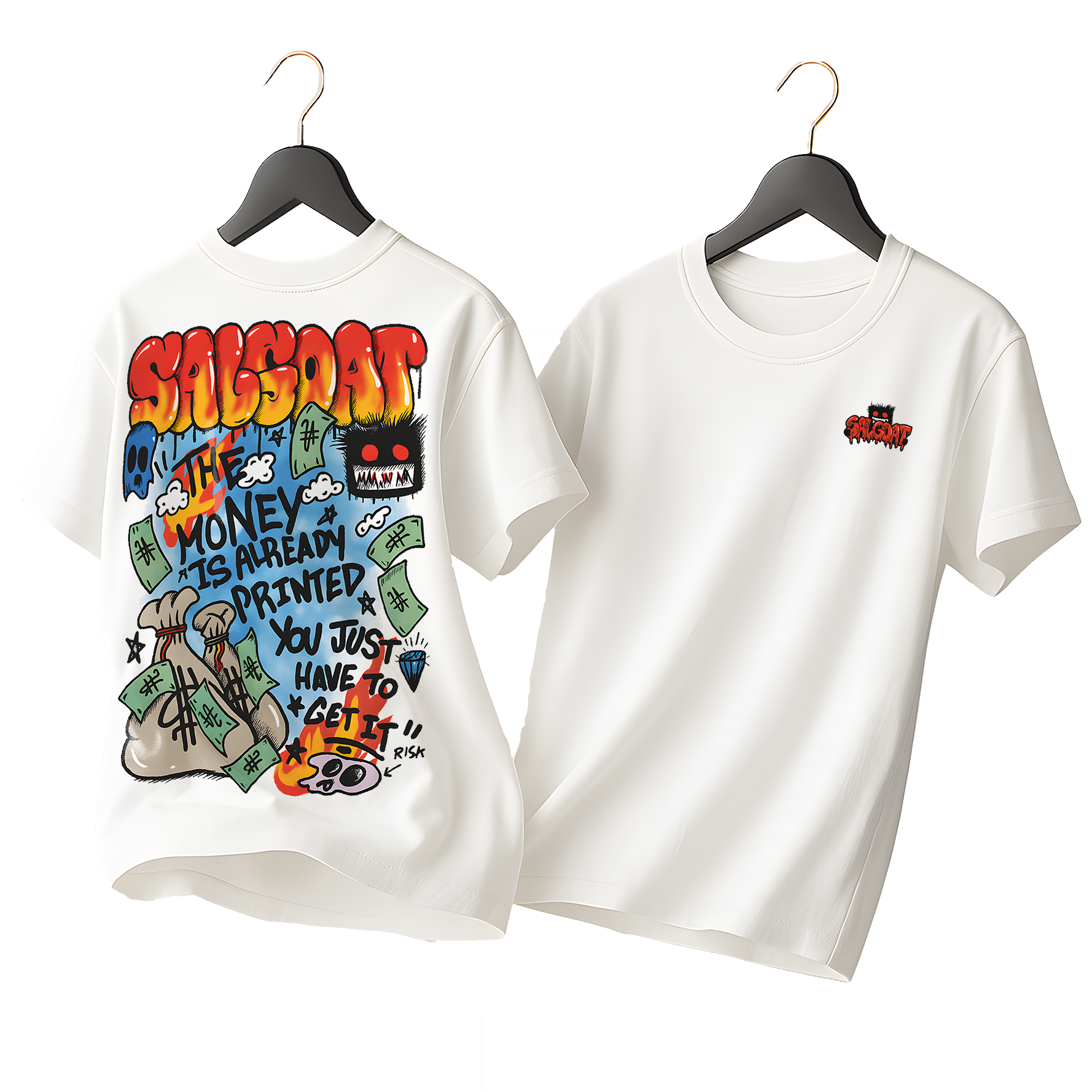 salgoat t-shirt portée par elgrandetoto
