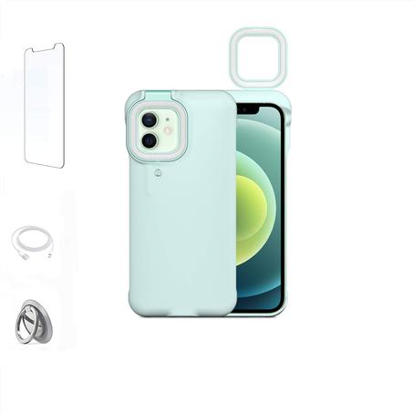 غطاء هاتف بإضاءة حلقيّة