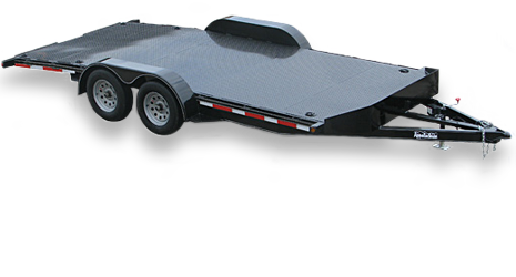 7,000 LB GVWR PROFESSIONAL SERIES DIAMOND DECK CAR TRAILER