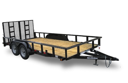 7,000 LB GVWR CONTRACTOR GRADE WOOD FLOOR LANDSCAPE UTILITY TRAILER