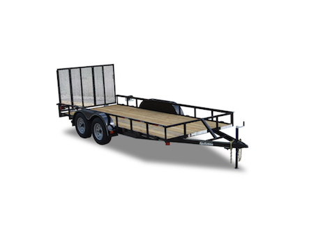 7,000 LB GVWR LIGHT DUTY WOOD FLOOR UTILITY TRAILER