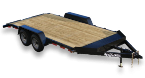 10,000 Lb GVWR STANDARD DUTY WOOD DECK CAR TRAILER