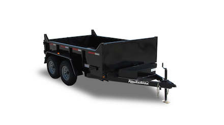 8,000 LB GVWR LIGHT DUTY LOW PROFILE DUMP TRAILER