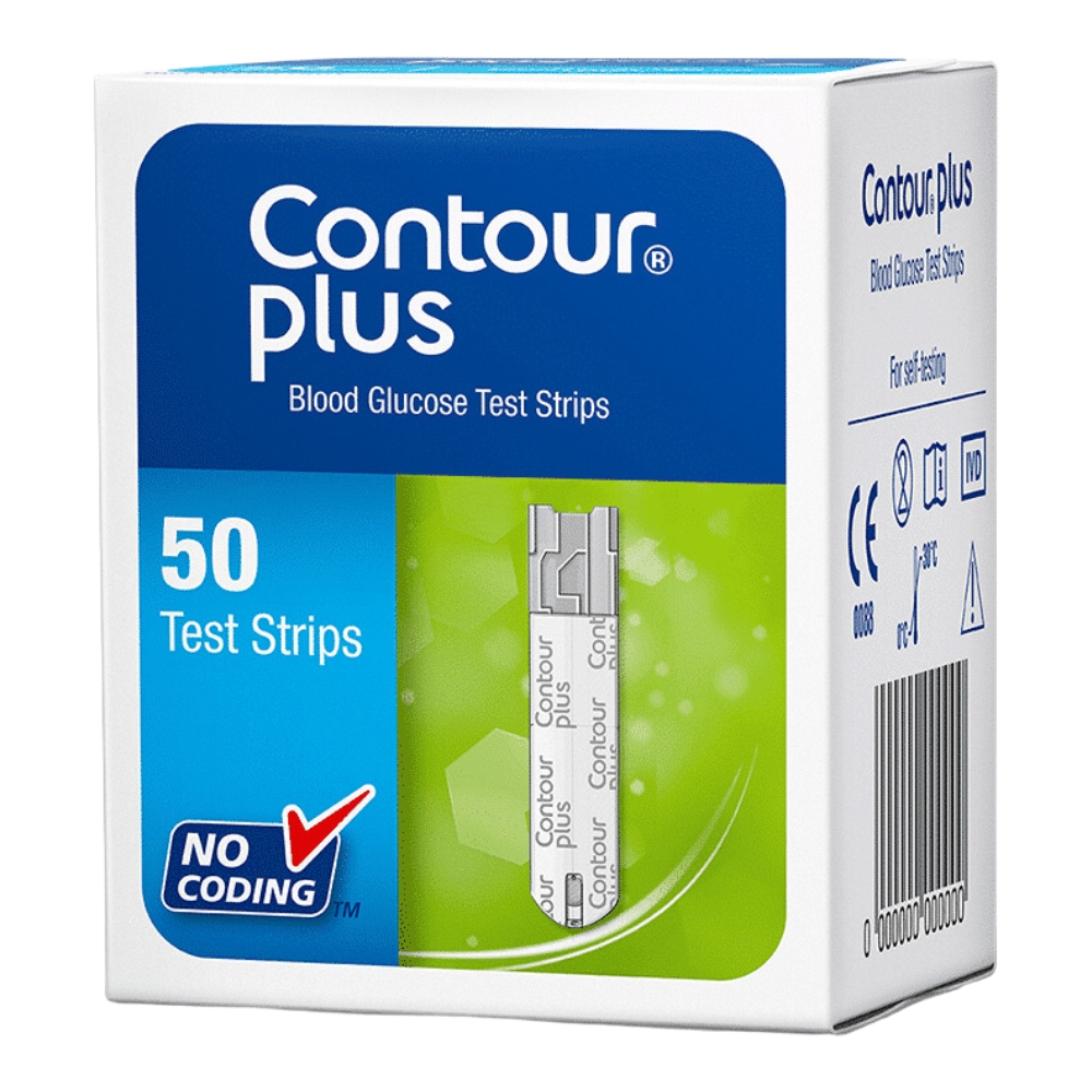 Contour Plus Bandelettes Glucose – 50u