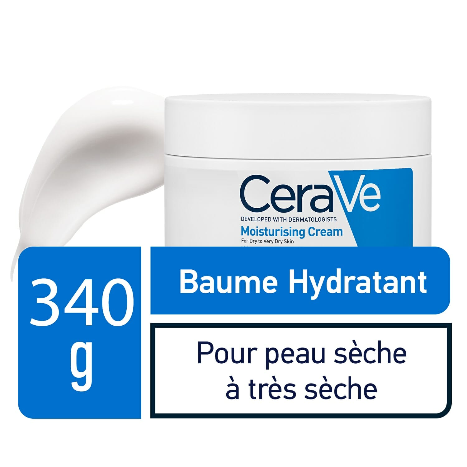 CERAVE Baume Hydratant Nourrissant Peau Sèche à Très Sèche | 340g