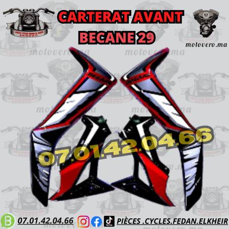 CARTERAT AVANT BECANE 29 4PCS كارطيرات قدام بيكان 29