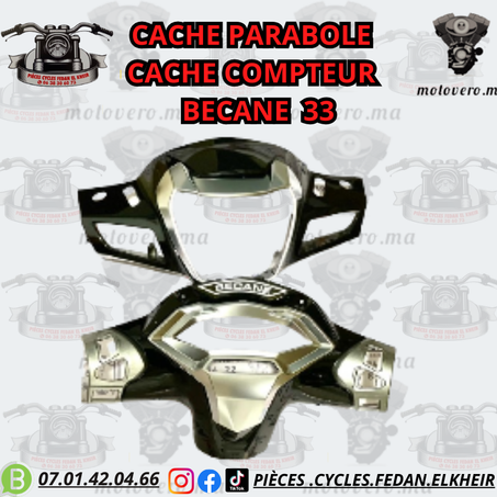 CACHE PARABOLE CACHE COMPTEUR BECANE 33 NOUVEAU