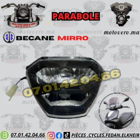 OPTIQUE PARABOLE BECANE MIRO بارابول
