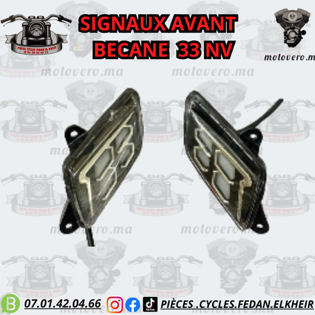SIGNAUX AVANT BECANE 33 NOUVEAU