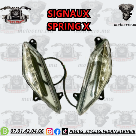 signaux avant SPRING X  سينيالات قدام سبرينغ