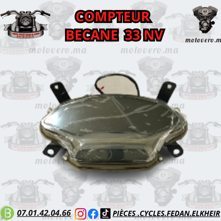 COMPTEUR BECANE 33 NOUVEAU