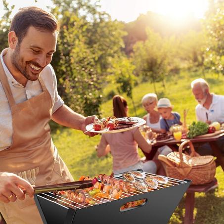 Barbecue Pliable Noir 30,5 x 30 x 45,5 cm  ⭐️⭐️⭐️⭐️⭐️ ( Livraison 4 TND )
