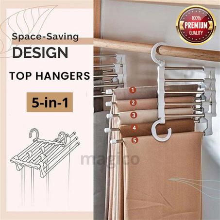 Cintre à vêtements en acier inoxydable