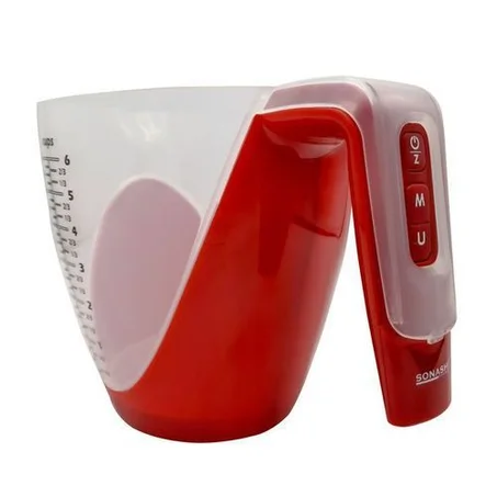 Sonashi ميزان مطبخ مع إناء للقياس