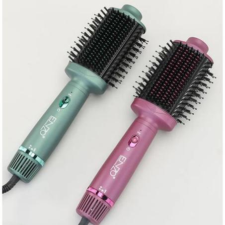 ✨ فرشاة ENZO الاحترافية 2 في 1 – السر وراء شعرك المثالي!