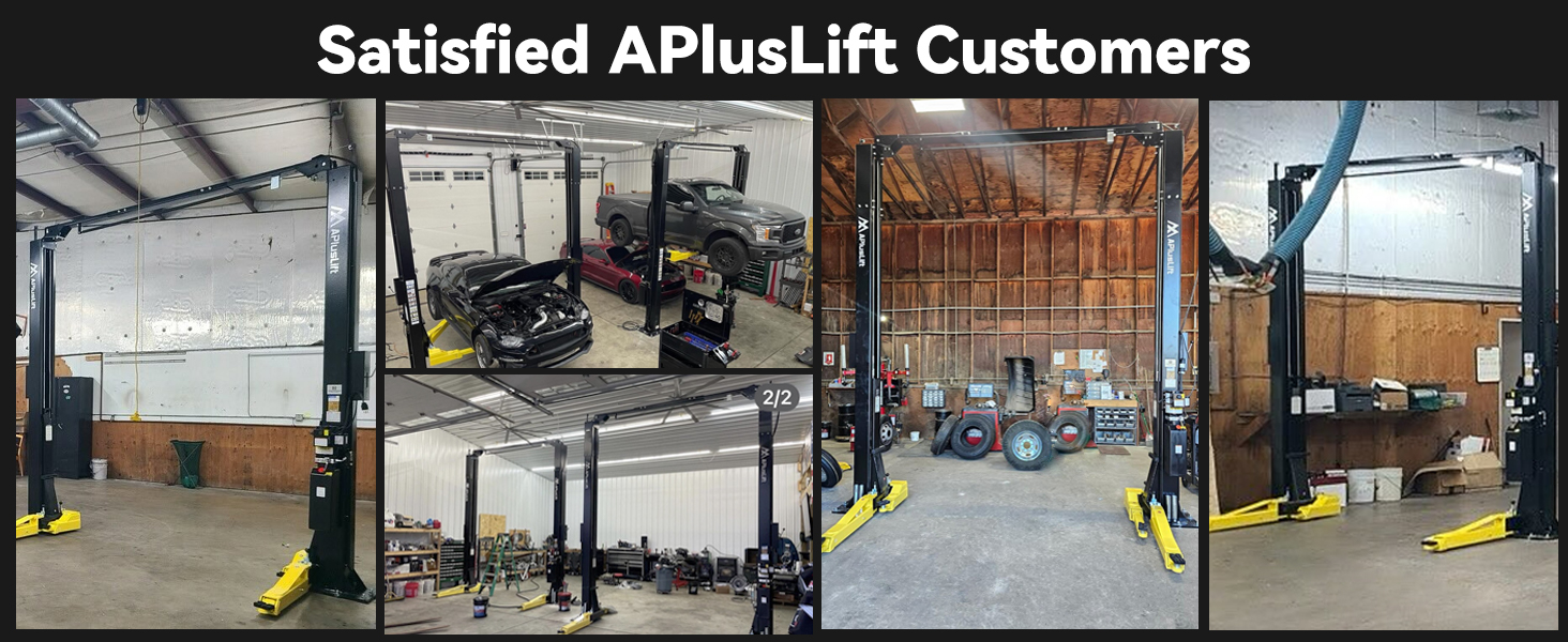 APlusLift Falcon TR-10C ALI Certified 10,000LB 2-Post Over Head Car Lift