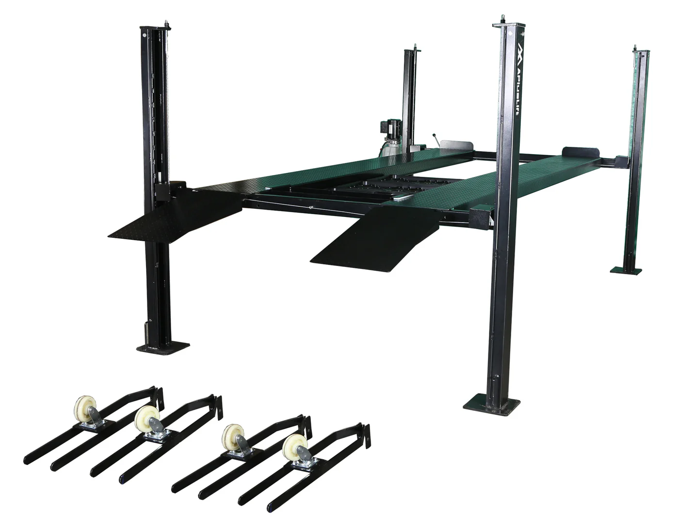 APlusLift 8000LB 4-Post Portable Parking Storage Service Car Lift – HW-8S or HW-8SXLT