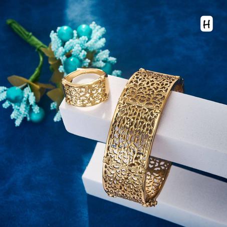 طقم نبالة وخاتم inoxydable