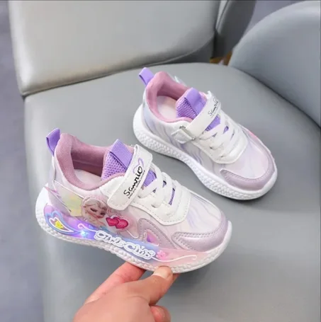 أحذية أطفال elsa المتميزة بإضاءة LED