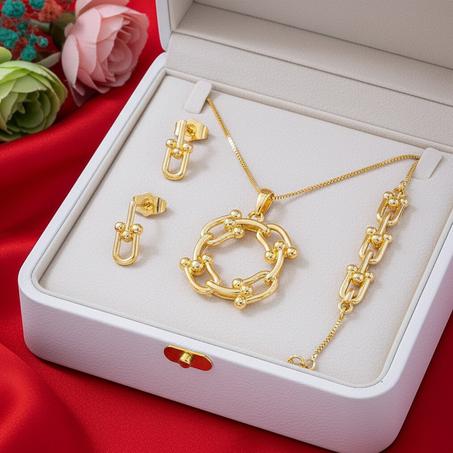 طقم 3 قطع xuping inoxydable