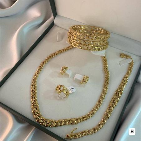 طقم رادكو منقوش+3 أساور inoxydable