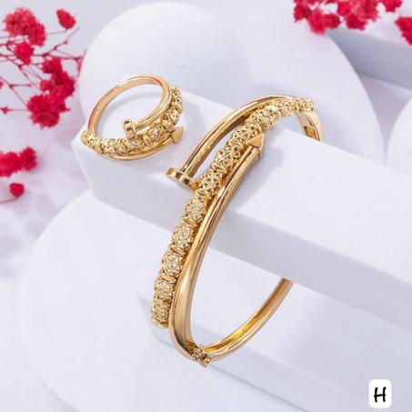 براسلي+خاتم  دگ لإبرة inoxydable