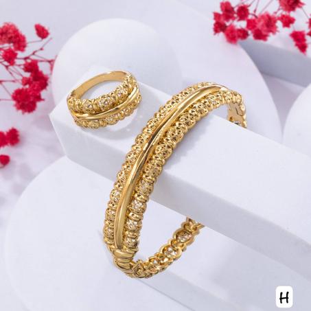 براسلي وخاتم دگ لإبرة  inoxydable