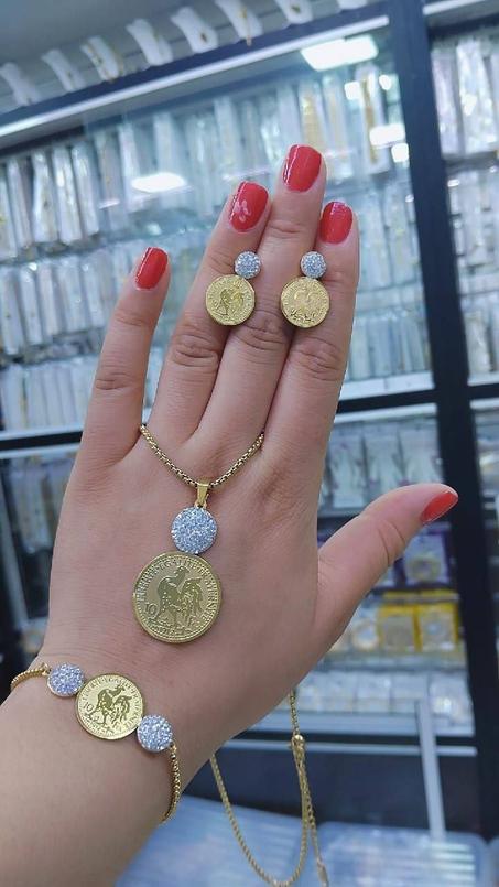 طقم لويز 3 قطع acier inoxydable المضاد للصدأ