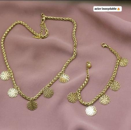 طقم أريج 14k acier inoxydable