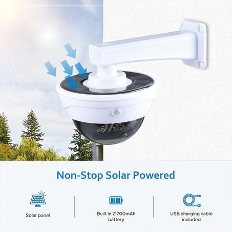 Solar simulation monitoring lamp