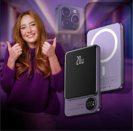 بنك طاقة مغناطيسي 10000 مللي أمبير