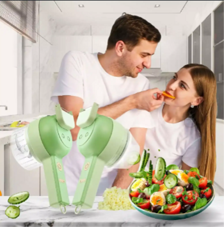 آلة الخضار الكهربائية المحمولة