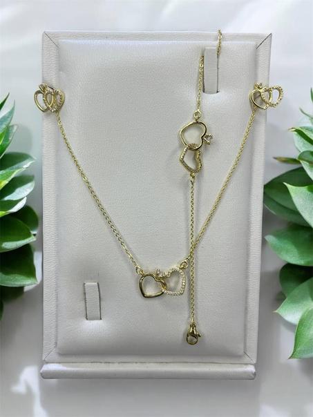 Pack : Collier + Gourmette+ Boucle d'oreilles