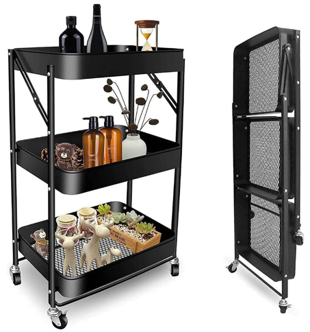 عربة تنظيم وتخزين متعددة الوظائف