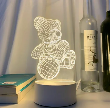 ✅3d creative visualisation lamp