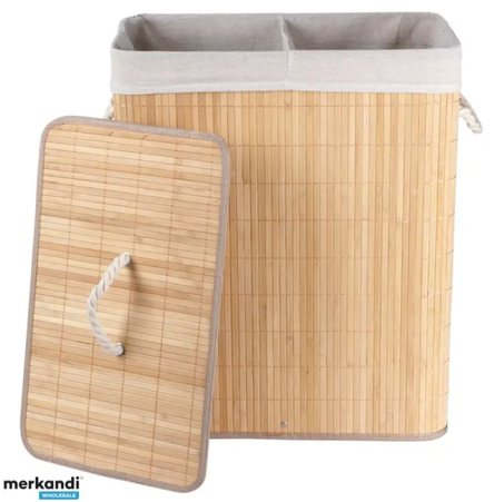 سلة غسيل  الملابس  ثنائية التخزين