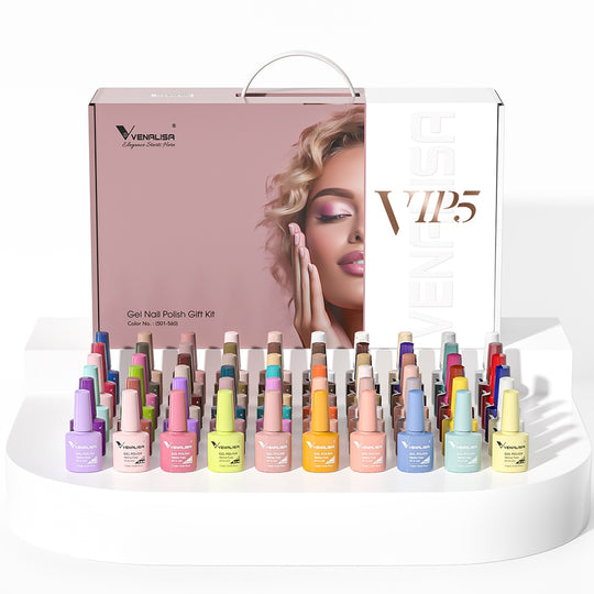 VIP5 Gel Polish Kit 60 Colors Free Hema