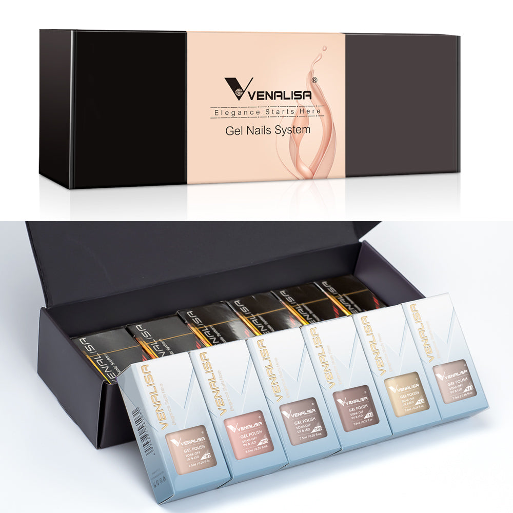Milky Coffee- Gel Polish 12 Colors Set