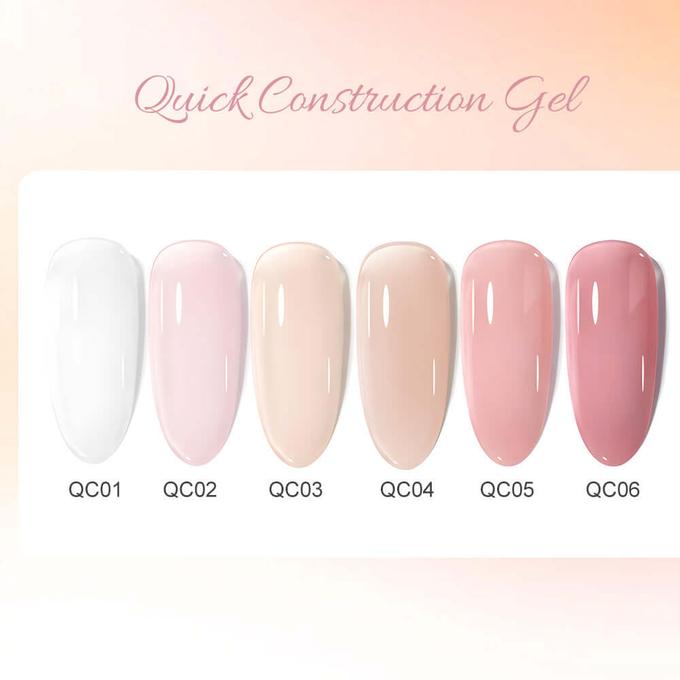 Quick Construction Gel 6 Colors Set